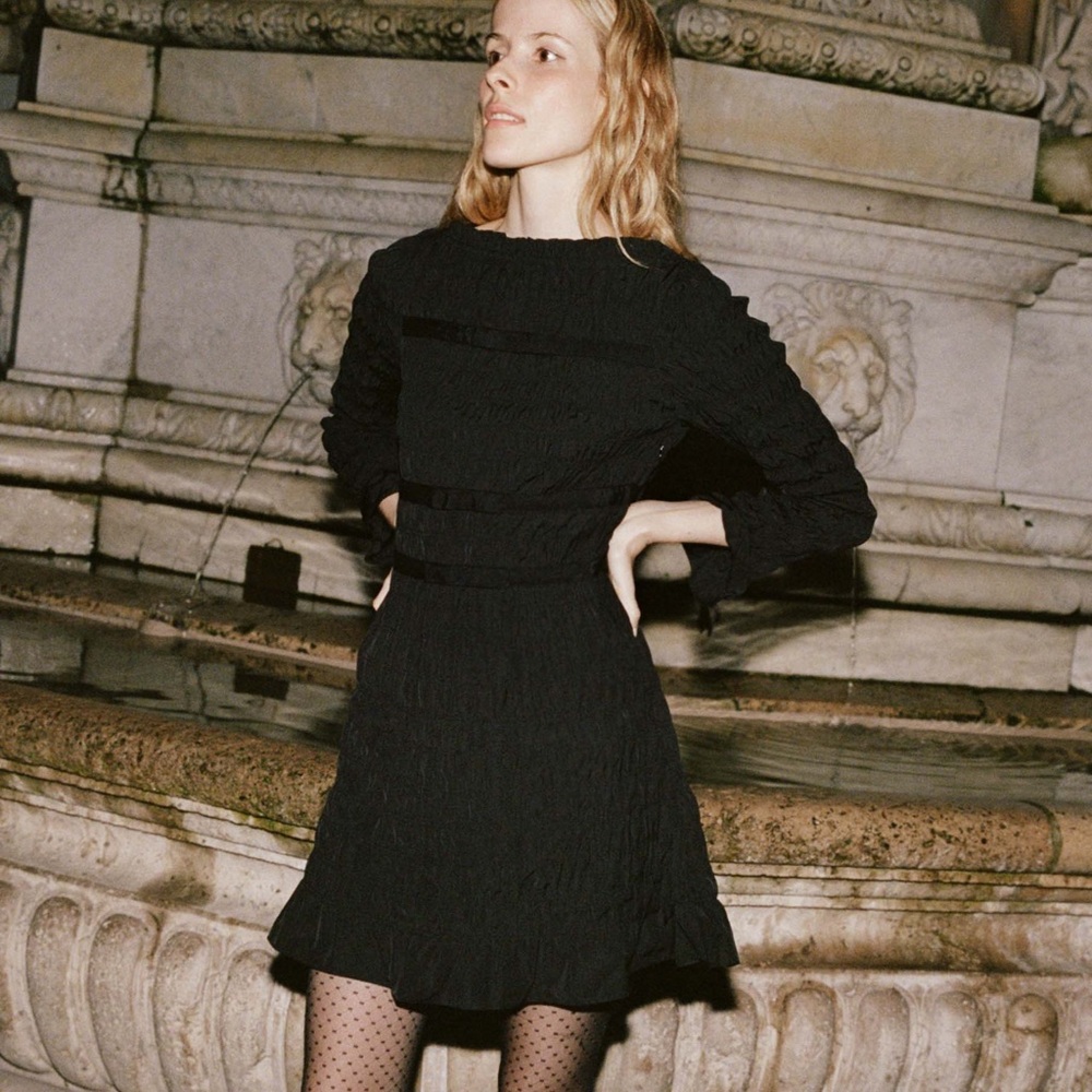 Doen Black Mini Dress